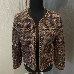 Tweed Inspired Multicolored Blazer